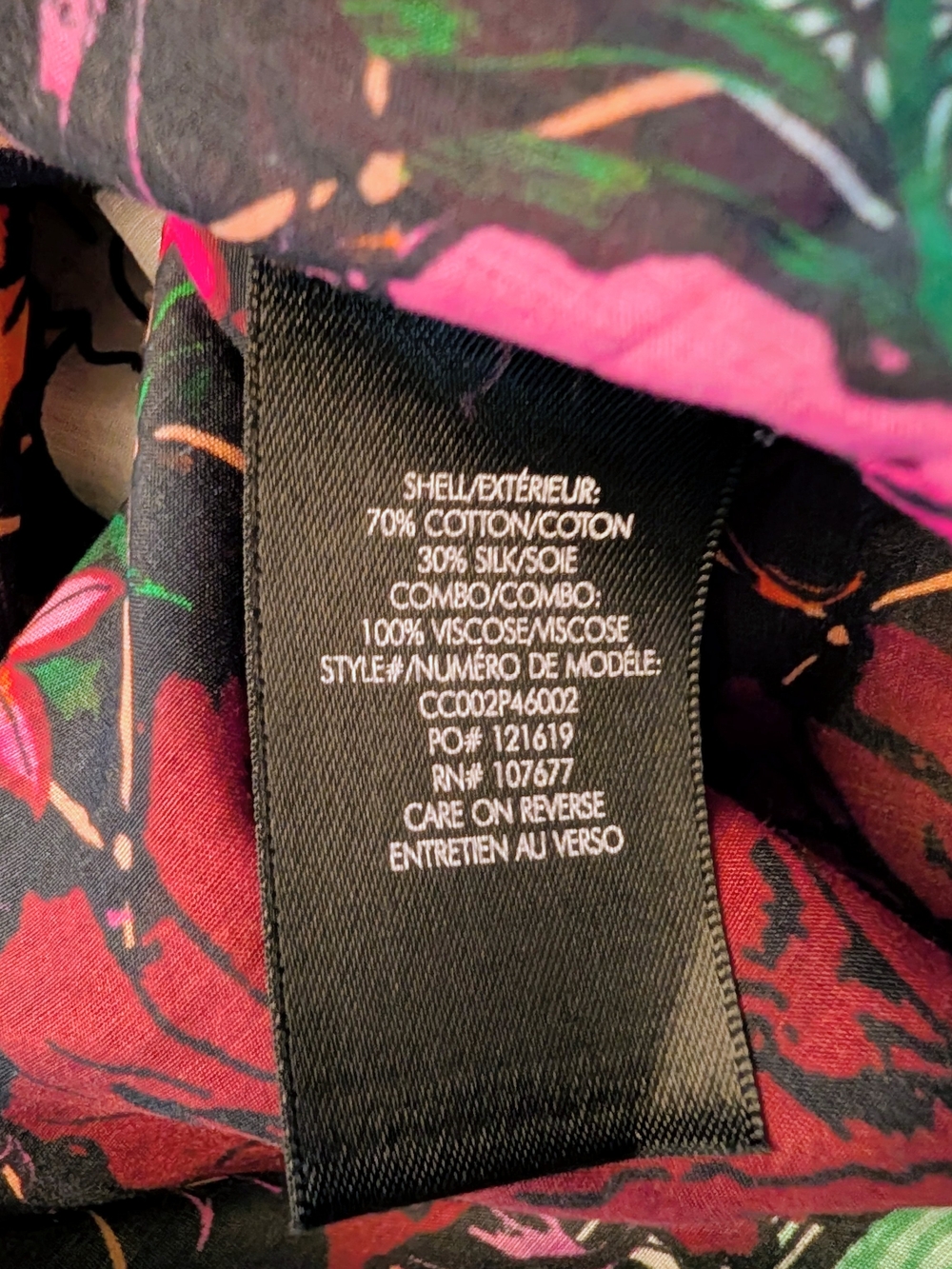 Alice + Olivia Rivera Mona Multi Floral Bell Sleeve Blouse NWT Size S $350 - Picture 10 of 14